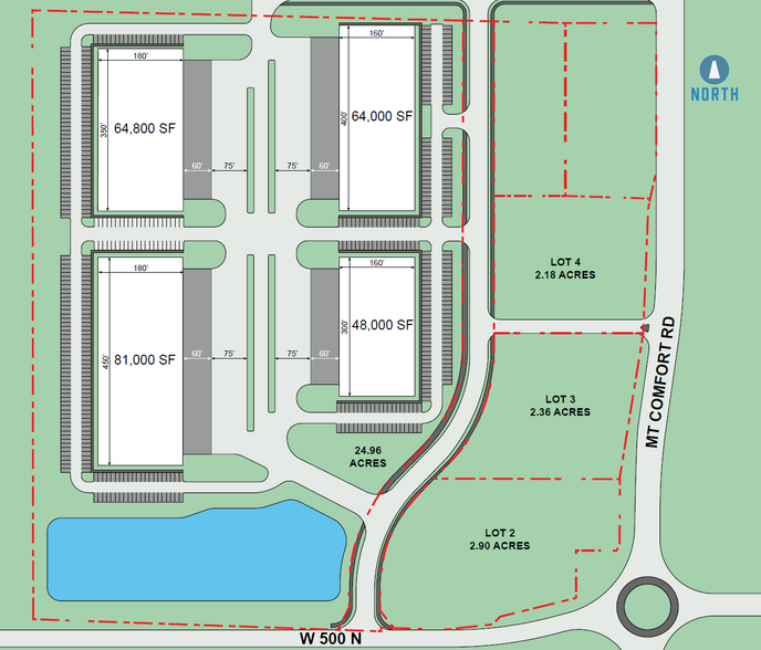 Gateway at McCordsville, Mccordsville, IN for rent - Site Plan - Image 2 of 3