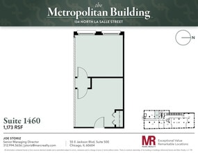 134 N LaSalle St, Chicago, IL to rent Floor Plan- Image 1 of 1