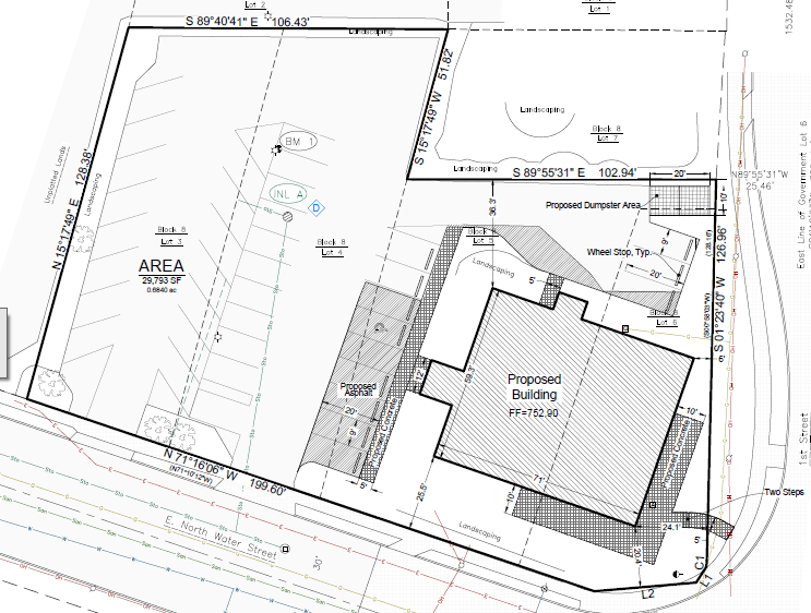 240 1st St, Neenah, WI for rent - Site Plan - Image 3 of 3