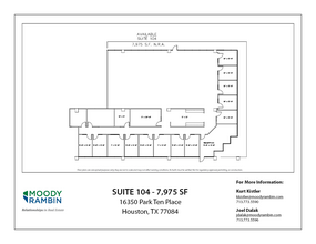 16350 Park Ten Place Dr, Houston, TX for rent Floor Plan- Image 1 of 1