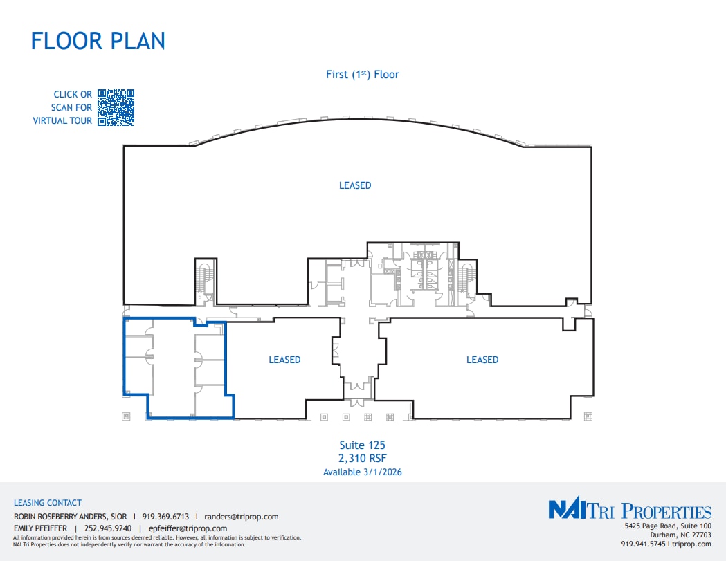 4307 Emperor Blvd, Durham, NC to rent Floor Plan- Image 1 of 1