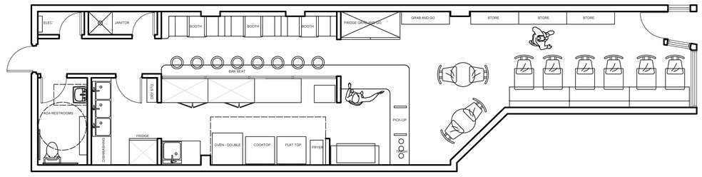 2530-2544 N Clark St, Chicago, IL for rent - Floor Plan - Image 2 of 2