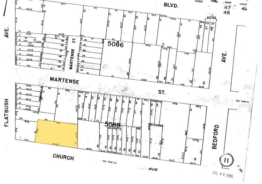 2211-2225 Church Ave, Brooklyn, NY for rent - Plat Map - Image 2 of 6