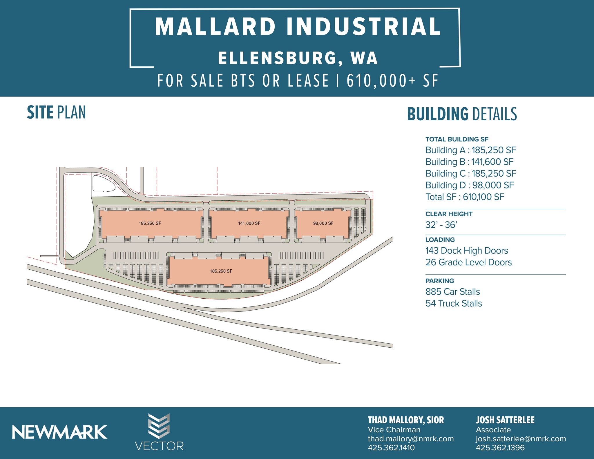 Mallard Industrial, Ellensburg, WA to rent Site Plan- Image 1 of 1