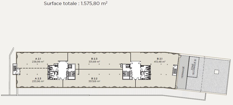 Office in Marseille to rent Floor Plan- Image 1 of 7