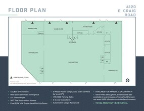 4120 E Craig Rd, North Las Vegas, NV for rent Floor Plan- Image 1 of 1