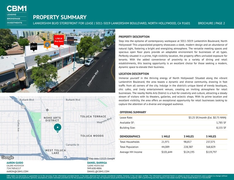 5011-5019 Lankershim Blvd, North Hollywood, CA to rent - Building Photo - Image 2 of 10