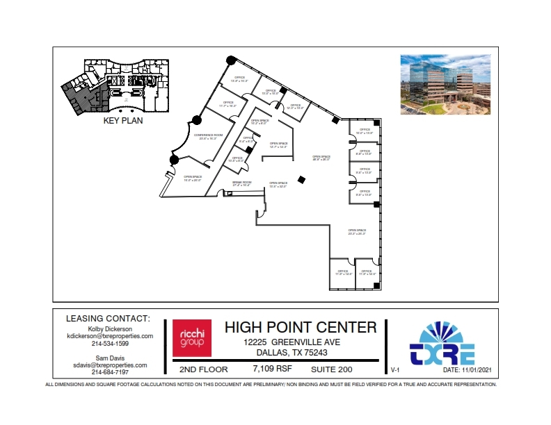 12225 Greenville Ave, Dallas, TX for rent Floor Plan- Image 1 of 1