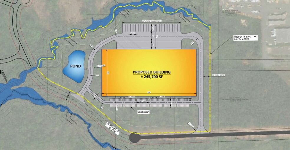 Innovation Dr, Winder, GA for rent - Site Plan - Image 2 of 2