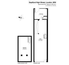 202 Deptford High St, London to rent Typical Floor Plan- Image 2 of 5