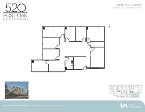 520 Post Oak Blvd, Houston, TX for rent Floor Plan- Image 1 of 1