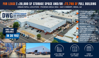 More details for 260 S Hibbert St, Mesa, AZ - Industrial for Rent