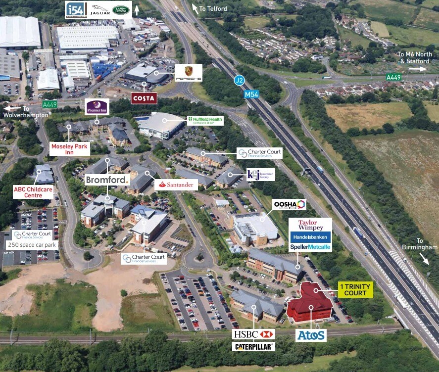 Trinity Ct, Wolverhampton for sale Aerial- Image 1 of 1