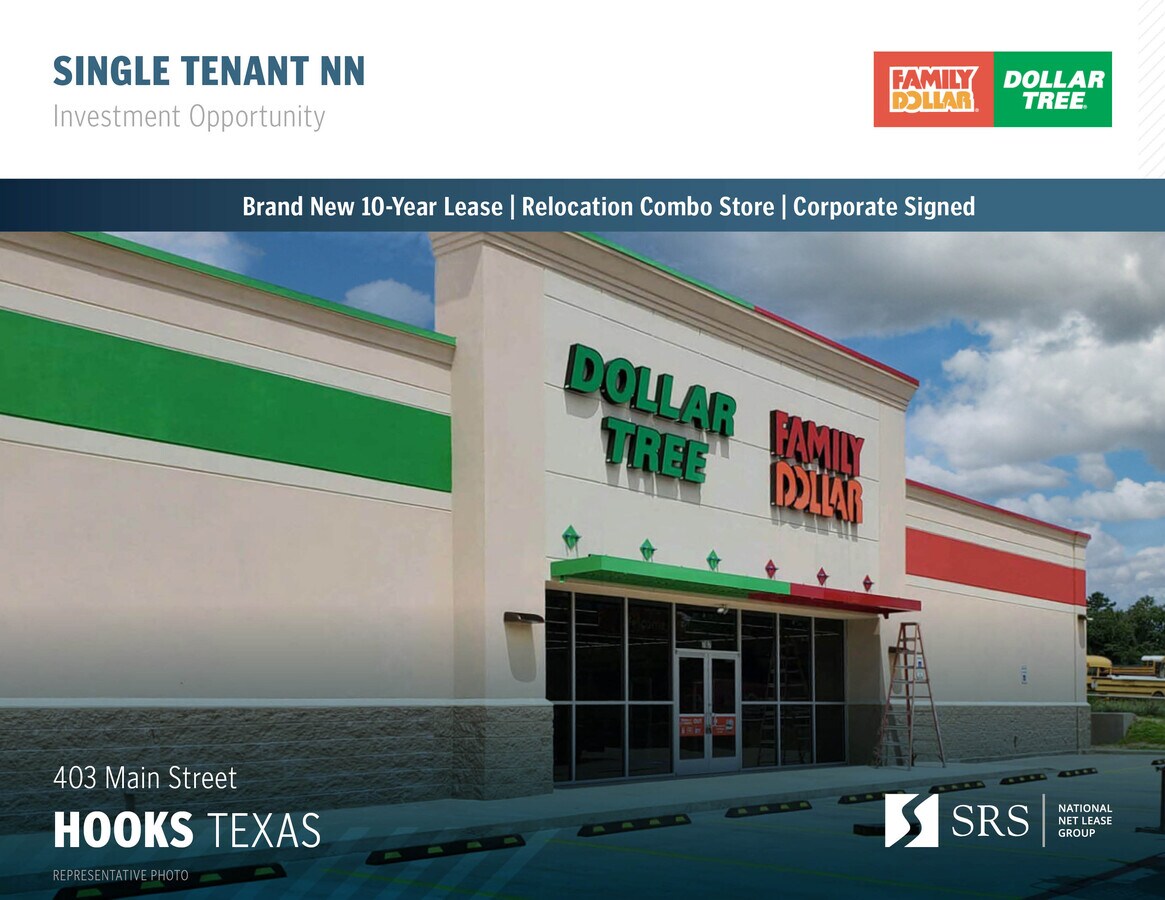 Main Street, Hooks 75561 Dollar Tree / Family Dollar Hooks, TX