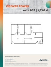 1905 Sherman St, Denver, CO to rent Floor Plan- Image 2 of 2