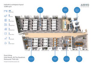 26 The Quadrant, Richmond for rent Floor Plan- Image 2 of 4