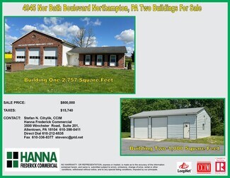 More details for 4945 Nor Bath Blvd, Northampton, PA - Light Industrial for Sale