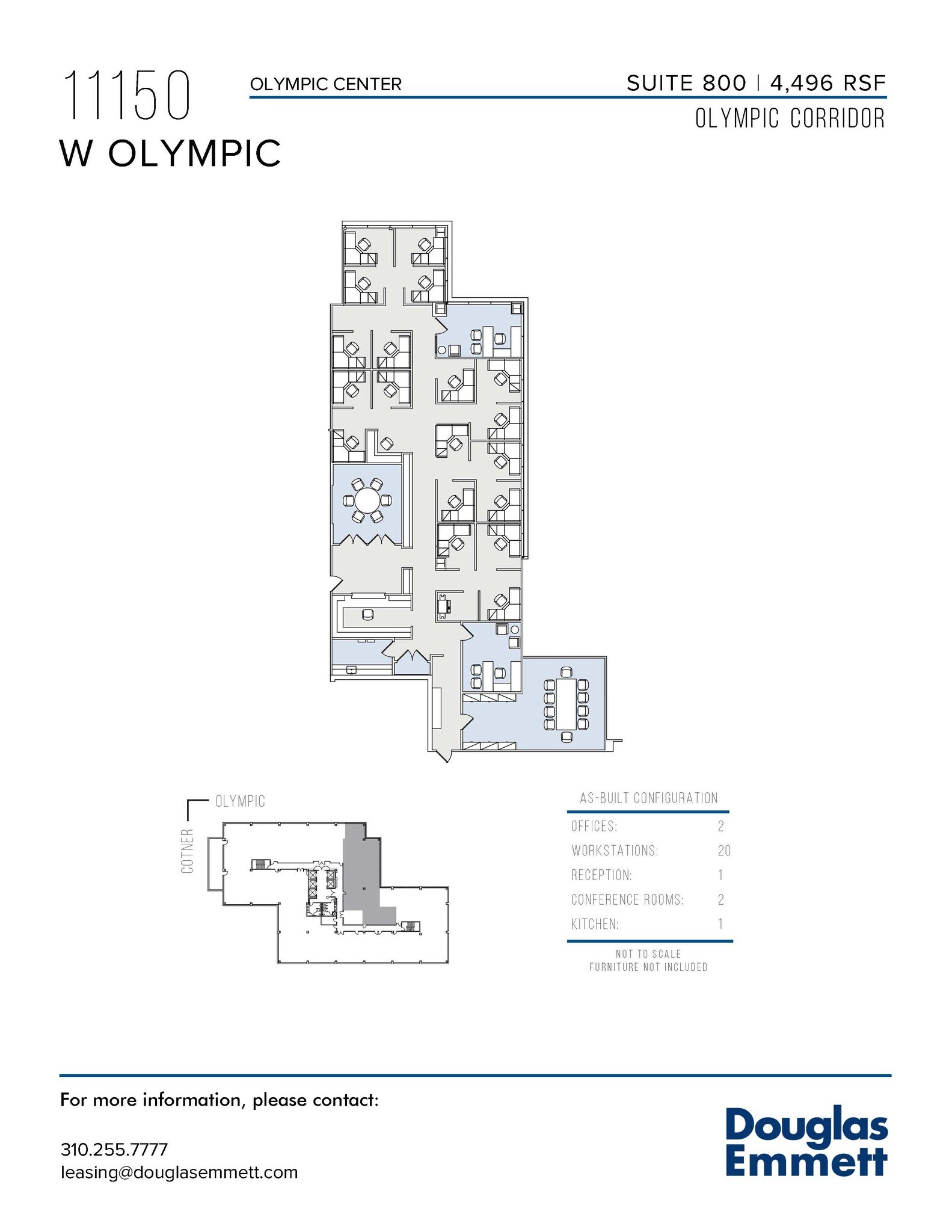 11150 W Olympic Blvd, Los Angeles, CA to rent Floor Plan- Image 1 of 1