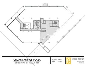2501 Cedar Springs Rd, Dallas, TX to rent Floor Plan- Image 1 of 1