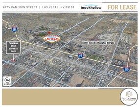 4175 Cameron St, Las Vegas, NV - AERIAL  map view