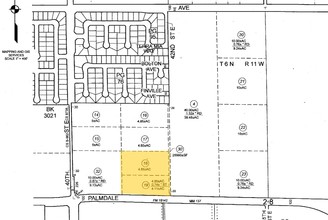 E Palmdale Blvd, Palmdale, CA for sale Plat Map- Image 1 of 1