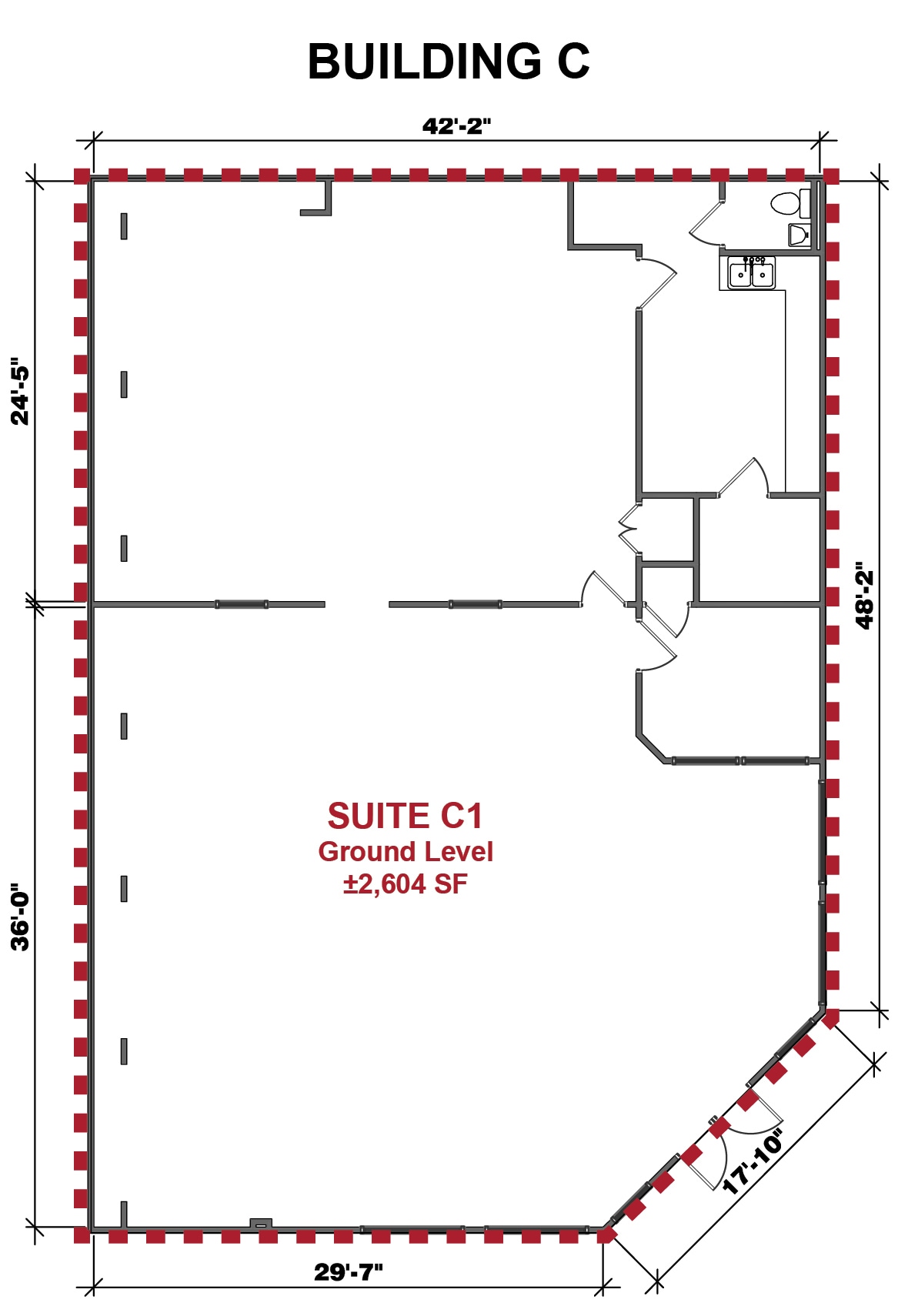 10301 N Rodney Parham Rd, Little Rock, AR to rent Floor Plan- Image 1 of 9