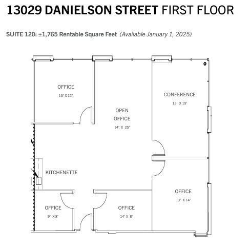 13029 Danielson St, Poway, CA for rent Floor Plan- Image 1 of 1