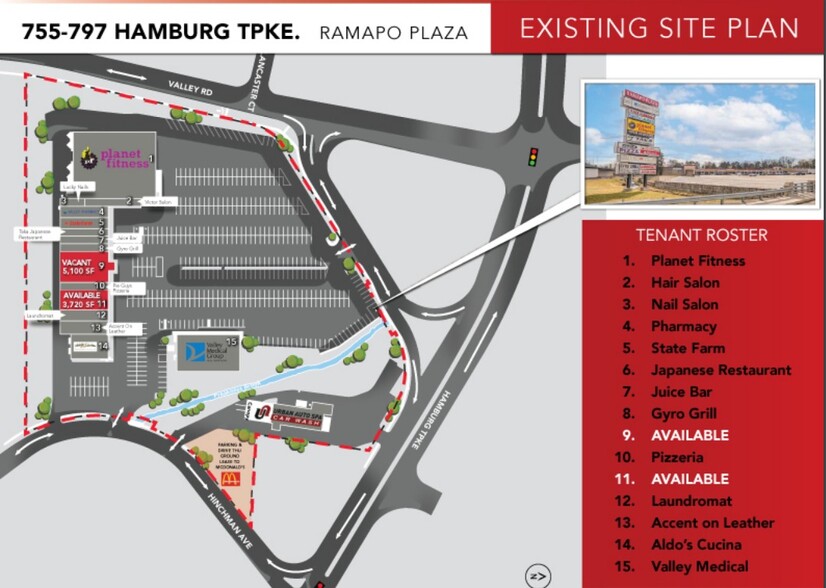 777 Hamburg Tpke, Wayne, NJ for rent - Site Plan - Image 2 of 2