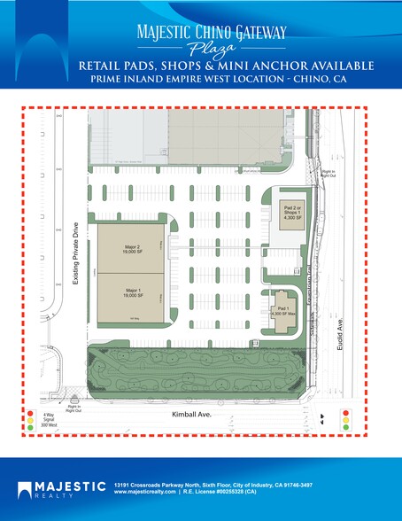 Euclid & Kimball Ave, Chino, CA for rent - Site Plan - Image 3 of 3