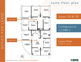 4001 N 3rd St, Phoenix, AZ to rent Floor Plan- Image 2 of 2