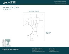 770 S Post Oak Ln, Houston, TX to rent Floor Plan- Image 2 of 2
