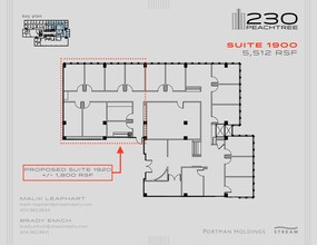 230 Peachtree St NW, Atlanta, GA to rent Floor Plan- Image 1 of 1
