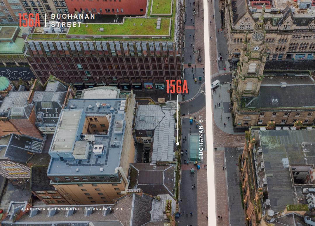 156A Buchanan St, Glasgow to rent Aerial- Image 1 of 5