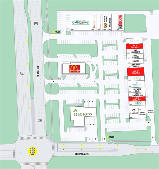 33821-33983 US Highway 19 N, Palm Harbor, FL for rent - Site Plan - Image 2 of 9