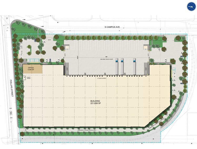 1300 S Campus Ave, Ontario, CA for rent - Site Plan - Image 3 of 4