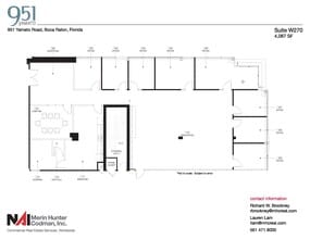 951 Yamato Rd, Boca Raton, FL to rent Floor Plan- Image 2 of 2