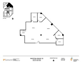 6009 Belt Line Rd, Dallas, TX for rent Floor Plan- Image 1 of 6