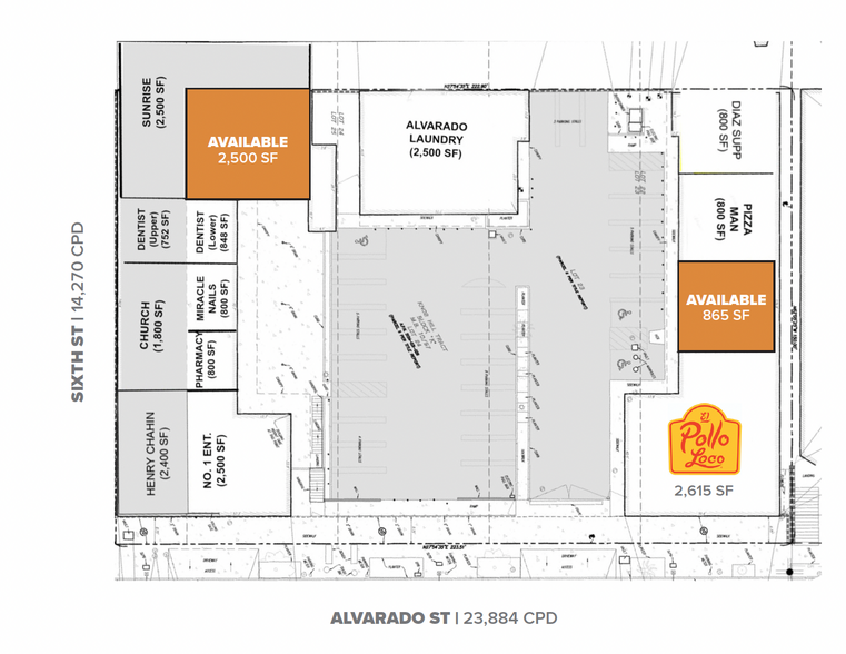 505-545 S Alvarado St, Los Angeles, CA for rent - Site Plan - Image 3 of 8