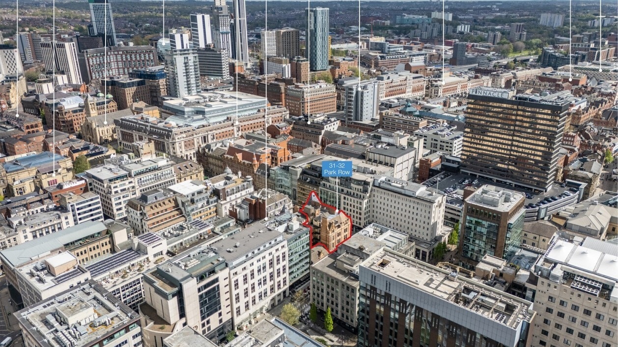 31-32 Park Row, Leeds for sale Aerial- Image 1 of 1