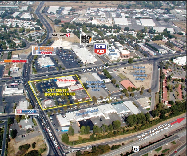 817-845 Jefferson Blvd, West Sacramento, CA for rent - Aerial - Image 2 of 6