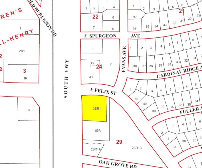 4851 South Fwy, Fort Worth, TX for sale - Plat Map - Image 1 of 1