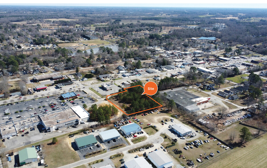 North Raleigh Street, Angier, NC for sale - Aerial - Image 2 of 2