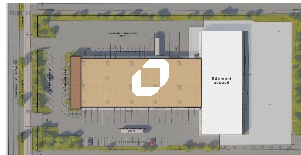 Light Industrial in Chilly-Mazarin to rent - Site Plan - Image 3 of 4