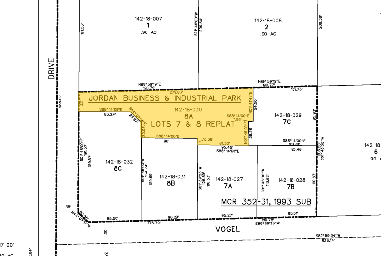 7642 W Vogel Ave, Peoria, AZ for sale - Plat Map - Image 2 of 2