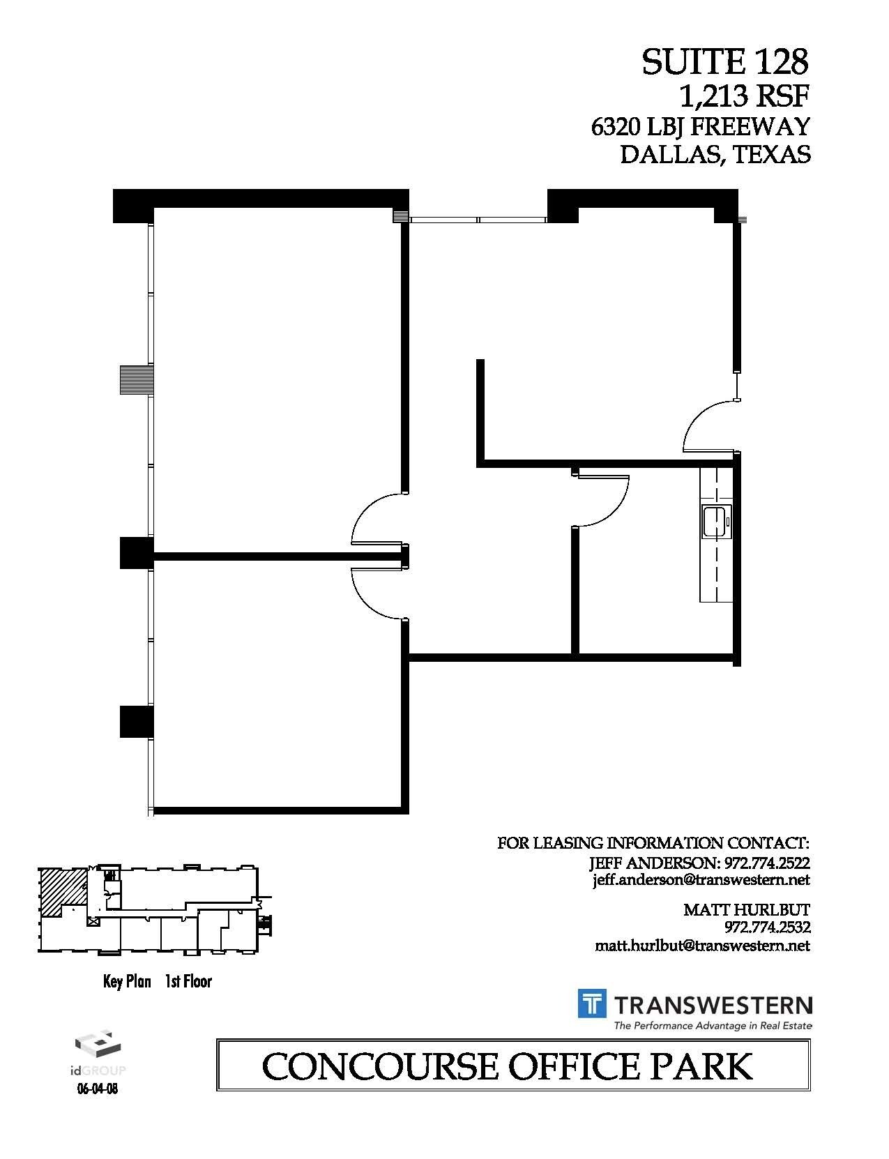 6350 LBJ Fwy, Dallas, TX to rent Floor Plan- Image 1 of 2