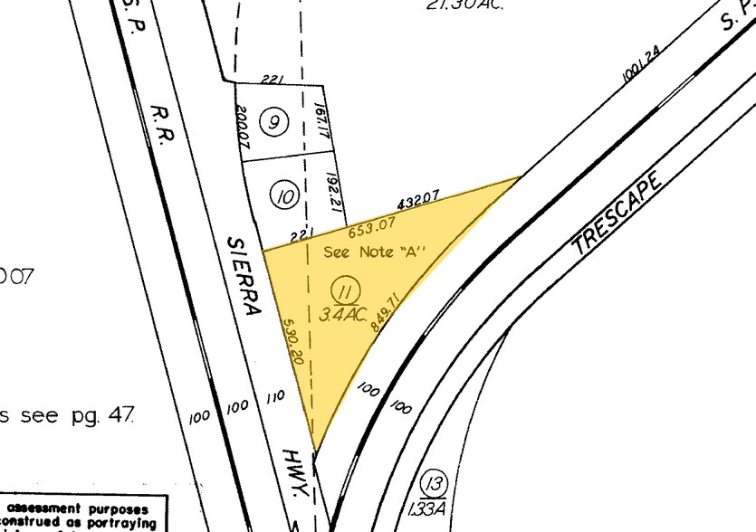 16660 Sierra Hwy, Mojave, CA for sale - Plat Map - Image 1 of 1