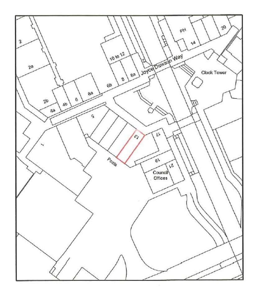13 Joyce Dawson Way, London for sale Site Plan- Image 1 of 1