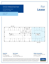 5433 Westheimer Rd, Houston, TX for rent Floor Plan- Image 1 of 1