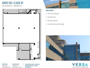 1751-1771 W Diehl Rd, Naperville, IL for rent Floor Plan- Image 1 of 2