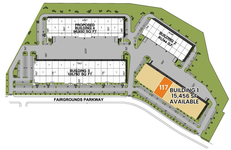 7007 Fairgrounds Pky, San Antonio, TX for rent - Site Plan - Image 3 of 3